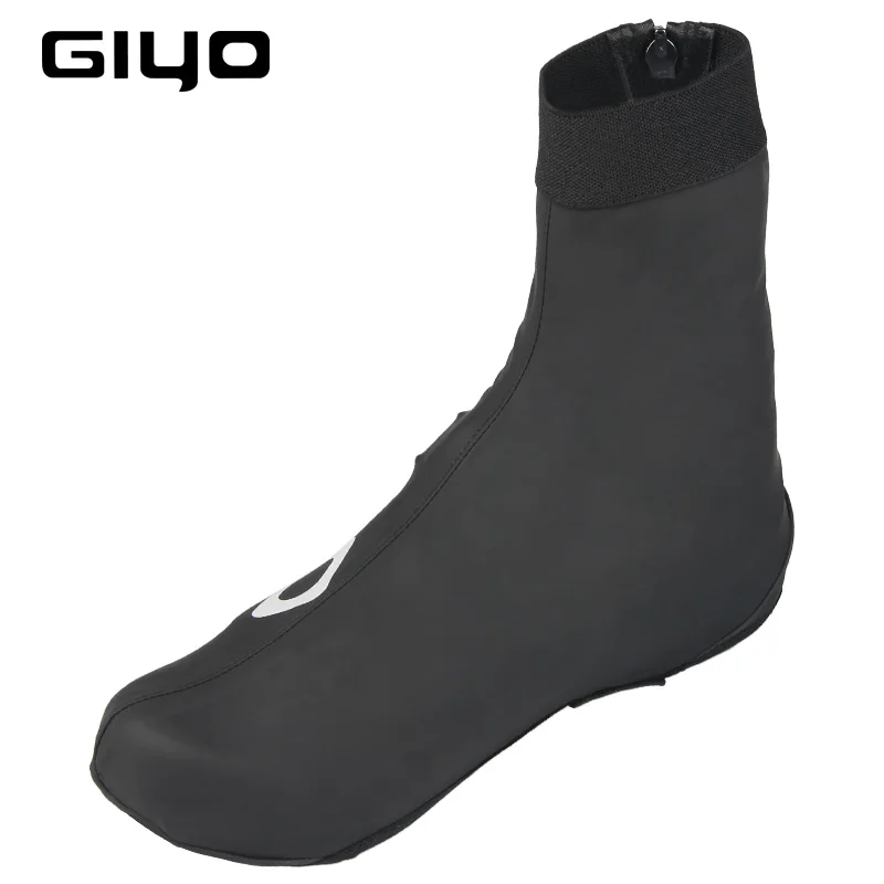 GIYO Waterproof Cycling Overshoes Bicycle Shoes Covers Bike Reflective Windproof MTB Road Winter Fleece Warm Bike Lock Protector