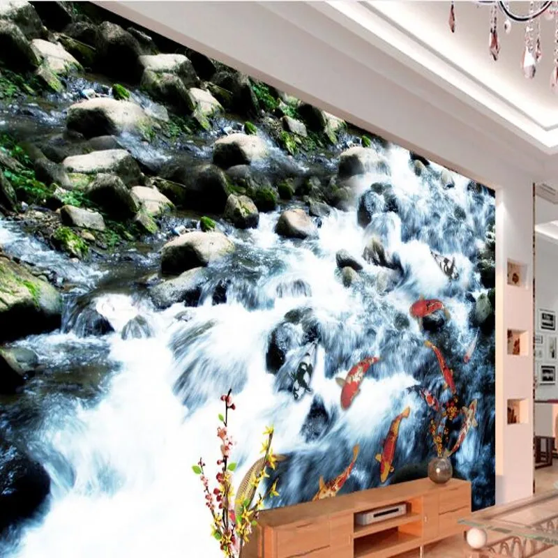 wellyu Custom large - scale murals every year more than water to generate financial background wall wallpaper papel de parede