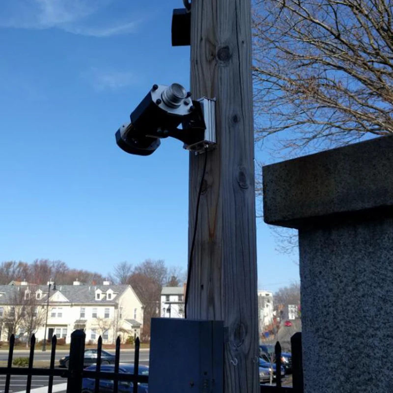 Aluminum Alloy Silver OUTDOOR 4500Lumens Gobo Projector Waterproof 40W Single Static Custom Image LED Logo Projector Lighting