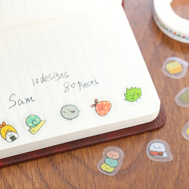 Stationery Sticker Packs Little bear Cute Stickers Scrapbooking for Creative Fresh Package Planner Sticker