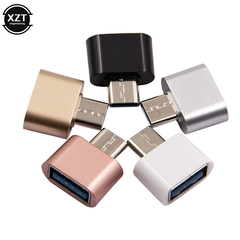 2pcs USB C to USB 3.0 Adapter OTG Male to female Converter Type C USB 3.1 Port Charging data Sync for Samsung Huawei  Adapter