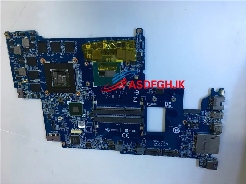 Original Laptop Motherboard For MSI GS60 WITH I7-4700HQ AND GTX870M MS-16H2 MS-16H21 100% TESED OK