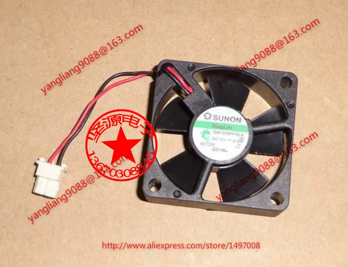 

SUNON GM1235PFV2-8 GN DC 12V 0.5W 35x35x10mm Server Cooling Fan