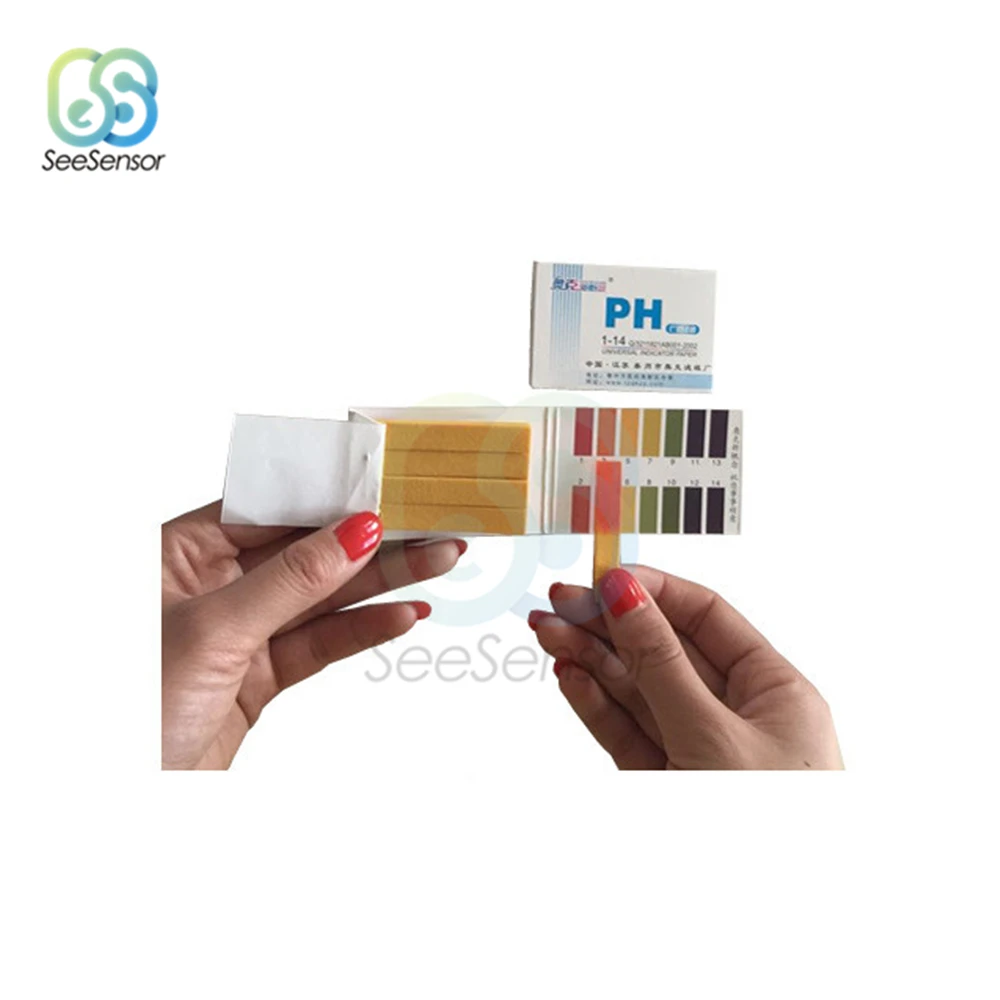 80 Strips PH Test Strip Full Range Alkaline Acid 1-14 Litmus Test Paper Aquarium Pond Water Testing PH Litmus Paper