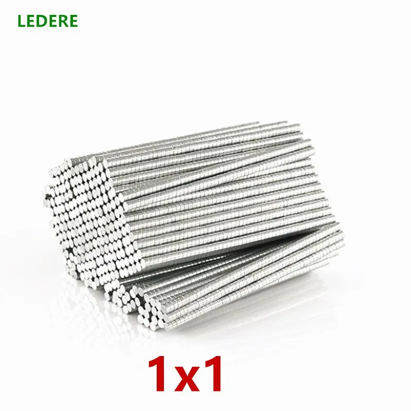 50/100/500Pcs 1x1mm Magnet 1x1 Super Strong Neo Neodymium Magnet  Permanent Magnet  Rice Size Magnet 1mm x 1mm