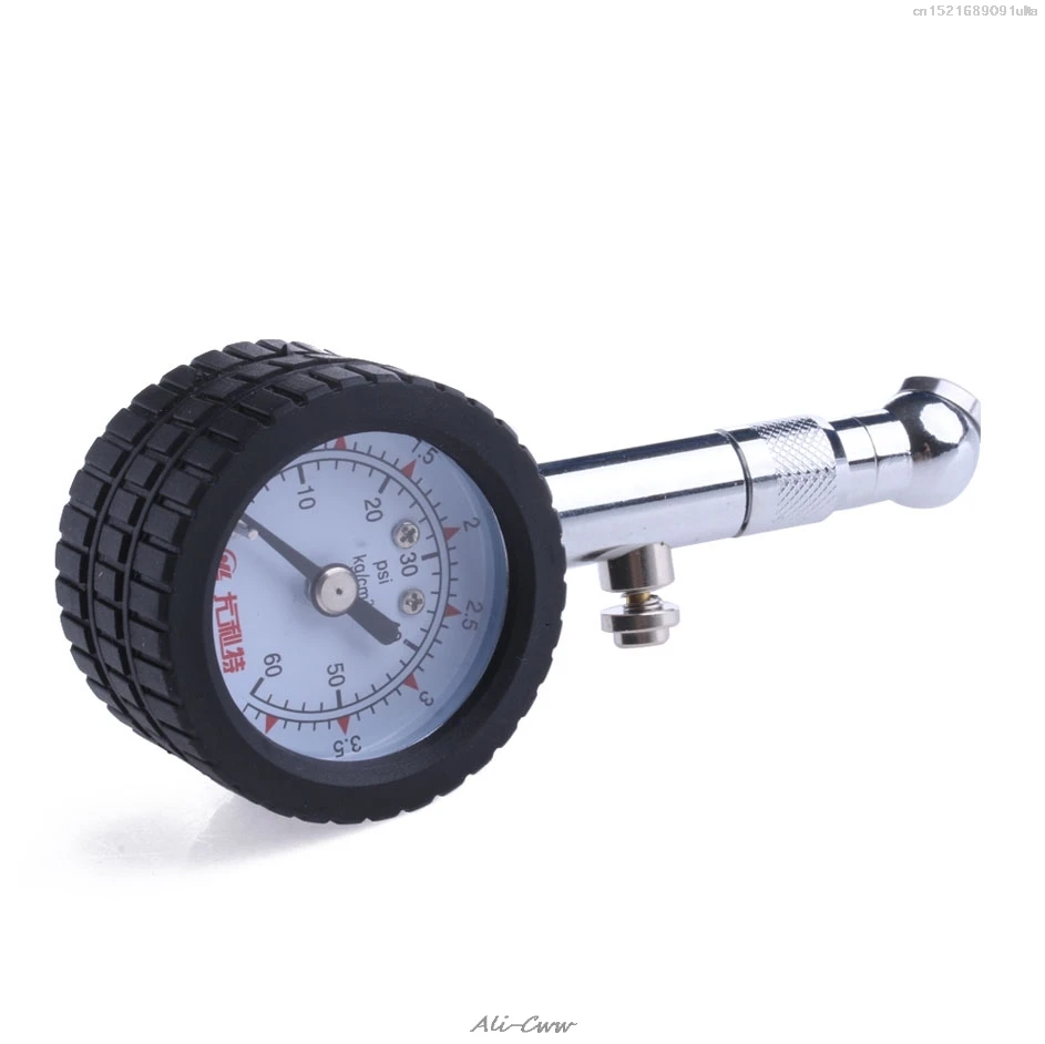 2018 New Car Vehicle Automobile Tire Air Pressure Gauge 0-60 psi Dial Meter