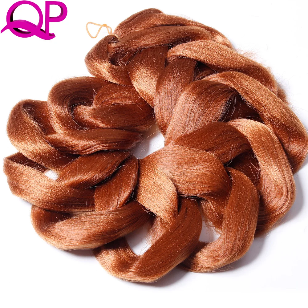 Braiding Hair for doll wig 80inch 165g Synthetic 1 Colors Synthetic Hair extensions Jumbo Braids