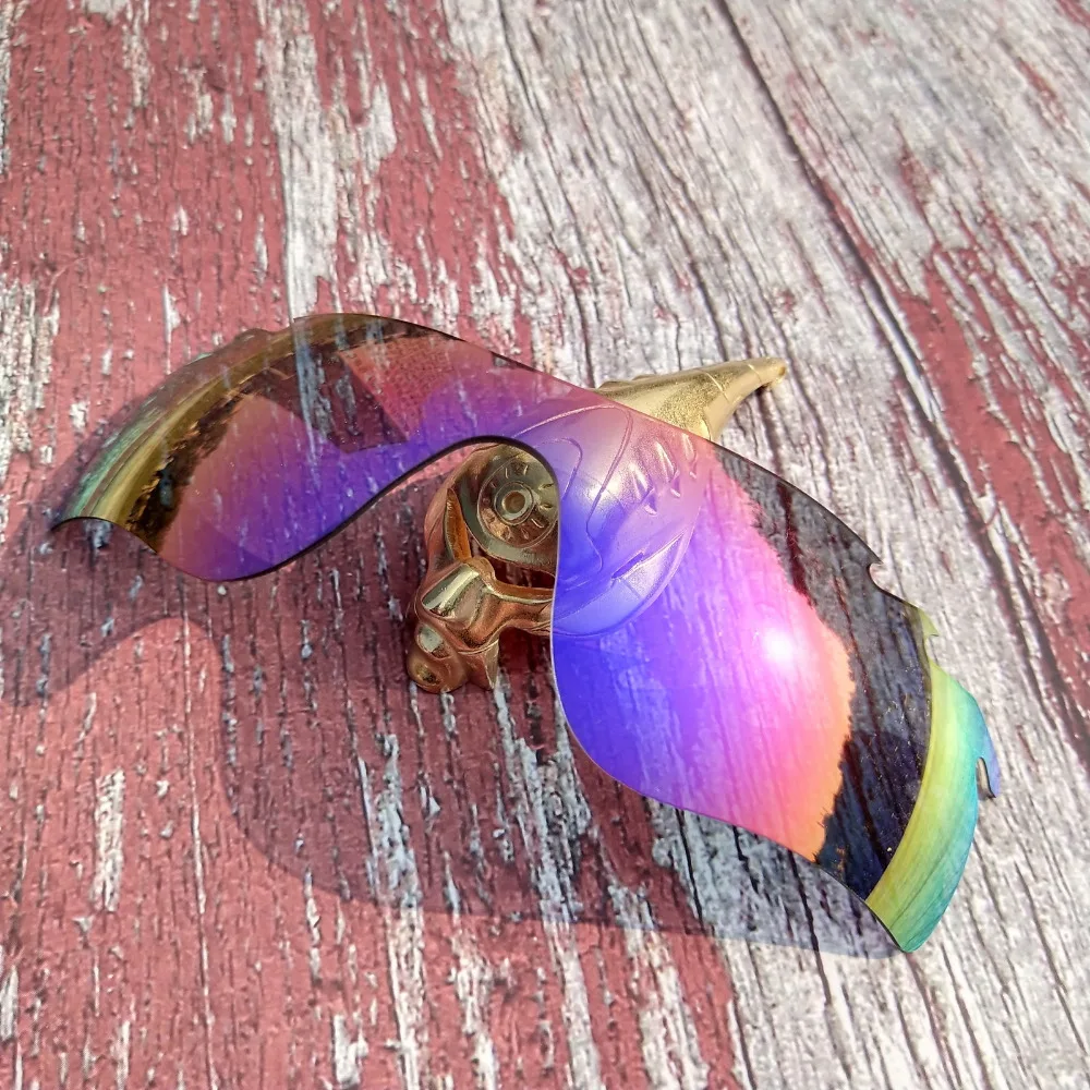 Glintbay 100% Precise-Fit Polarized Replacement  Lenses for Oakley Radarlock Path Vented Sunglass - Midnight Sun Mirror