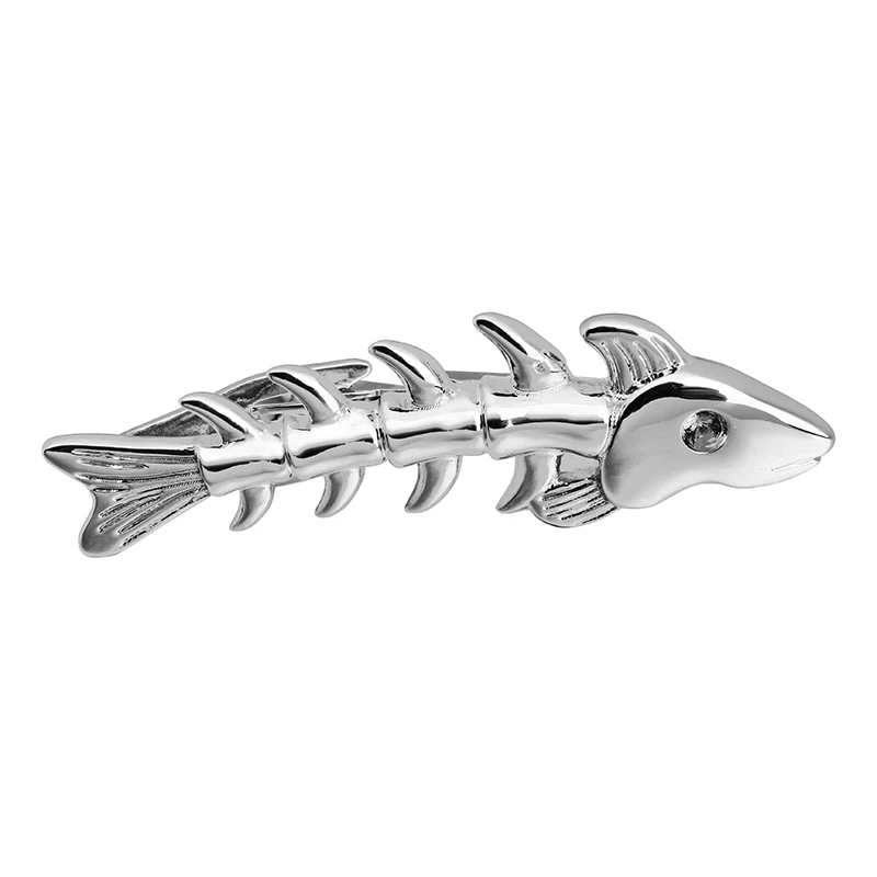 HAWSON 2 inch Tie Clip for Men-Novelty Fishbone Necktie Bar Clip,Tie Pin,Special Interesting Gift for Men