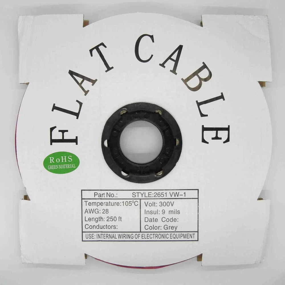 Imagem -02 - Metros de Comprimento 16pin Cabo de Fita Cabo Liso 2.54 mm Passo Fio Liso Hub Cabo de Dados de Cobre Puro para Display Led Fc16p 76