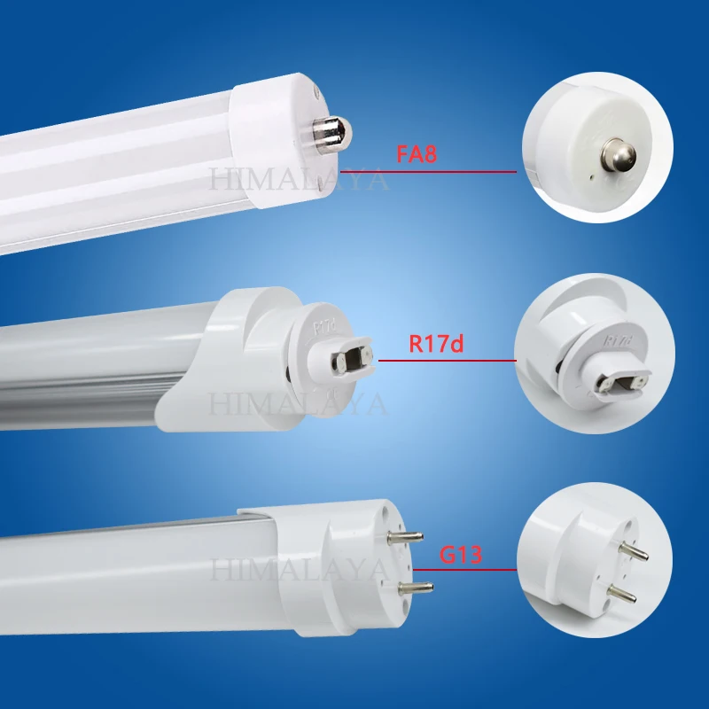 

Toika FedEX 50pcs/lot 50W 2400MM 8ft T8 LED Tube Light High brightness SMD2835 25LM/PC 192leds CE&ROHS