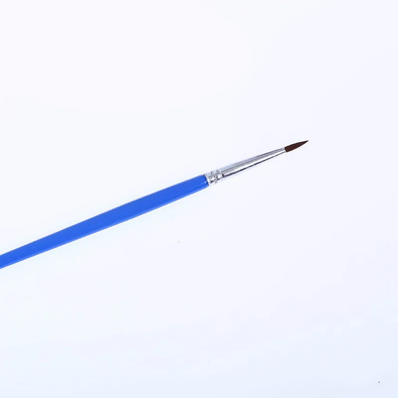 100 Pcs/Set Aquarell Gouache Pinsel Runde Spitz Flache Nylon Haar Malerei Pinsel Set Kunst Liefert