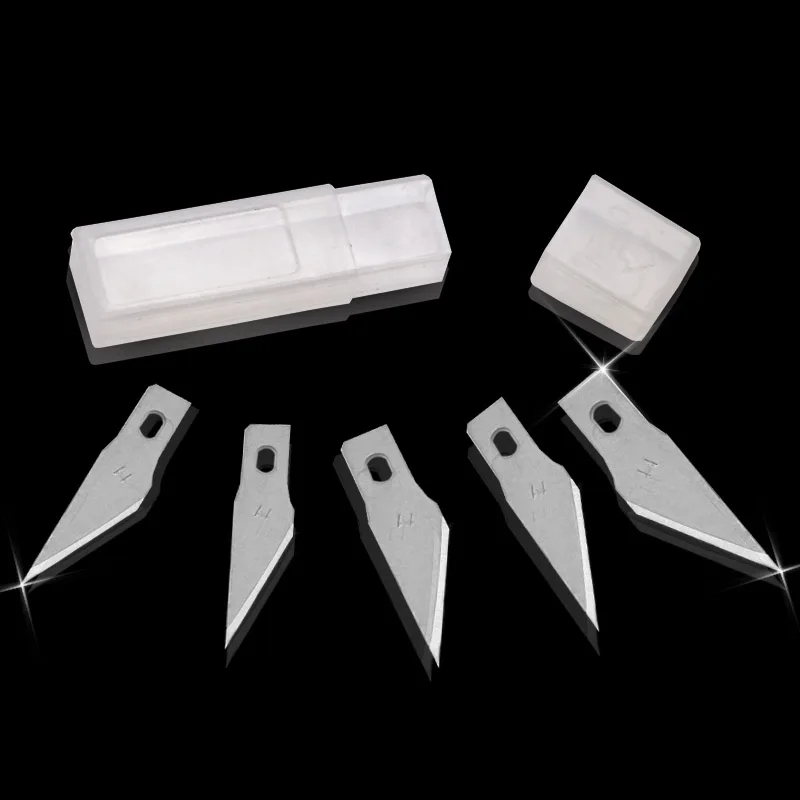Precision Hobby มีดใบมีดสแตนเลสสำหรับศิลปะหัตถกรรม PCB ซ่อมหนังภาพยนตร์เครื่องมือปากกาอเนกประสงค์ DIY