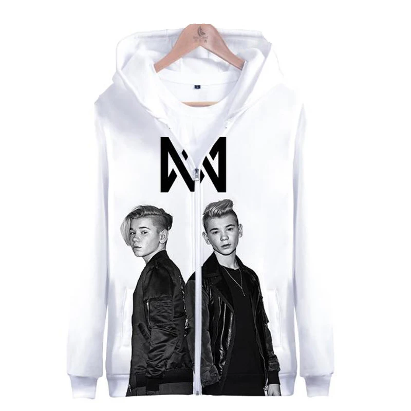 Moletom Marcus and Martinus 3D Print Women/Men Hoodies Sweatshirts Hip Hop Long Sleeve Hooded Zipper Jacket Coat Kawaii Clothes