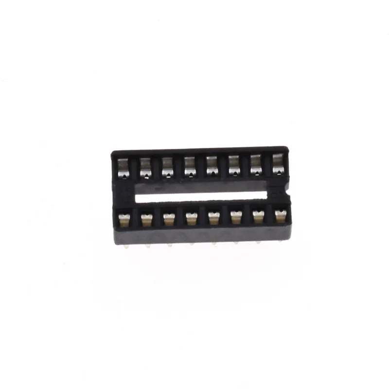 50PCS IC Socket 8PIN 14PIN 16PIN Pin 2.54mm Integrated Circuit Adaptor Solder Type Narrow