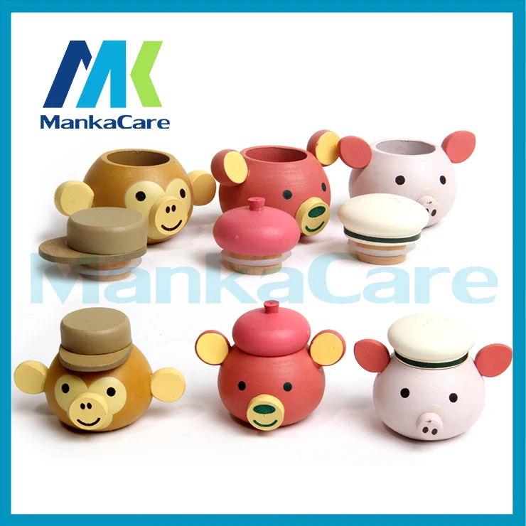 

3 pcs Milk teeth box Animal Tooth Box organizer for baby save Milk teeth Tooth Box organizer for baby save Milk teeth Wood