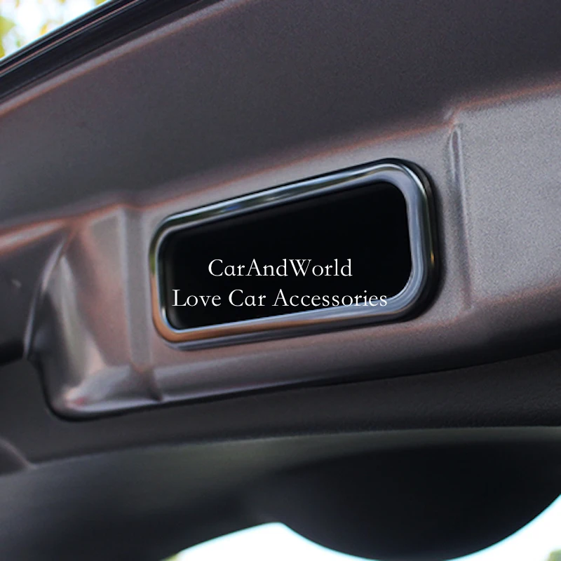 For Nissan Kicks 2017-2024 Exterior Rear Trunk Tail Door Handle Bowl Cover Trim Frame Panel Stainless Steel Car Accessories