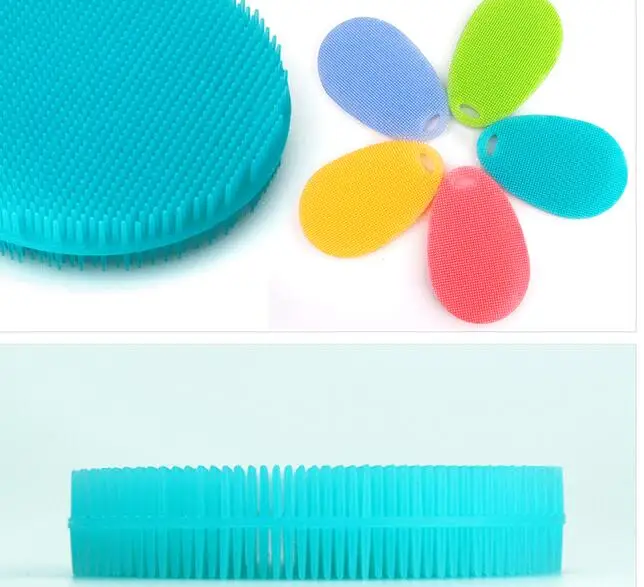 

New Silicone Brush Magic Dish Bowl Pot Pan Wash Cleaning Brushes Cooking Tool Cleaner Sponges Scouring Pads Kitchen Accessories