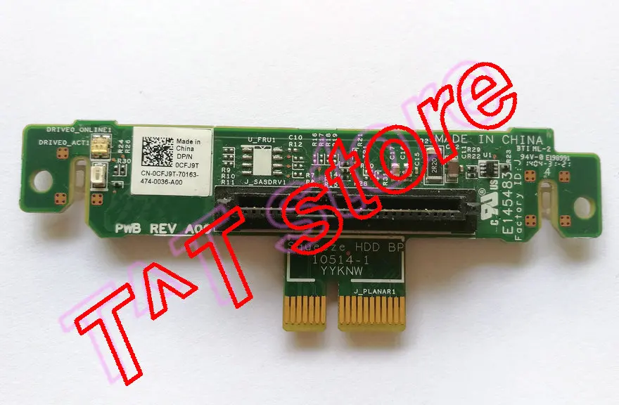 

Original M915 PCI-E 2.5 Squeeze HDD BP Hard Drive Backplane BOARD CFJ9T 0CFJ9T CN-0CFJ9T YYKNW Test Good Free Shipping