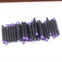 Cartouche d'encre violet pour stylo plume, 30 pièces, prix de gros