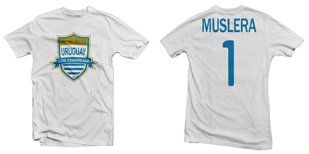 Camiseta de marca de moda para hombres, camisa de Los héroes de Los Charles de Argentina, Muslera de fútbol, 2019