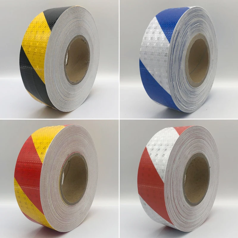 Reflective Material Tape Sticker Automobile Motorcycles Safety Warning Tape Reflective Film Car Stickers