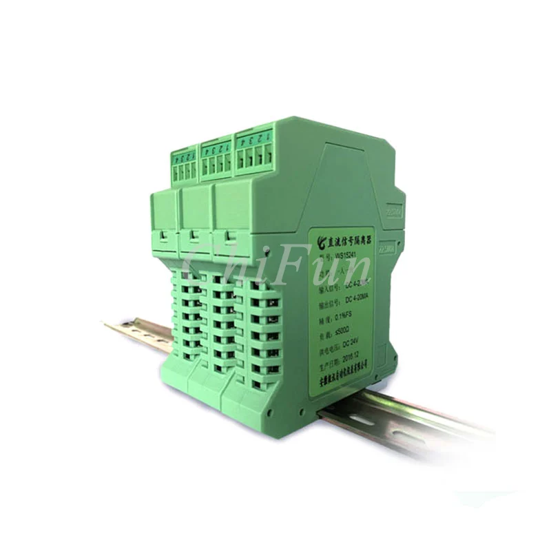 

WS90502 PT100 thermistor temperature output signal 4-20mA 0-10V