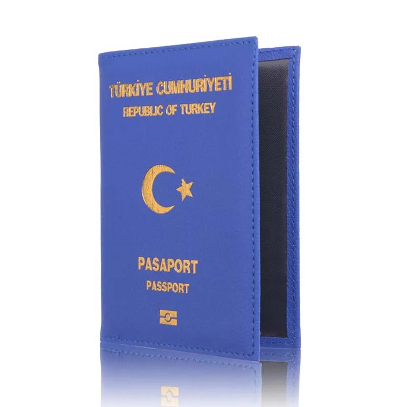 New Fashion Turkey Passport Covers for Women Cute Passport Holder Travel Wallet Card Passport Holder Document Organizer