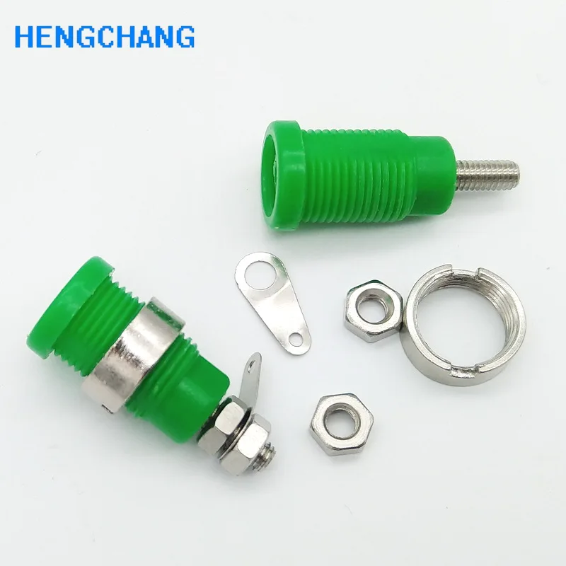 10Pcs 4mm Multimeter Instrument Socket 4MM Binding Post Banana Socket Panel Mount Test Probe Connector
