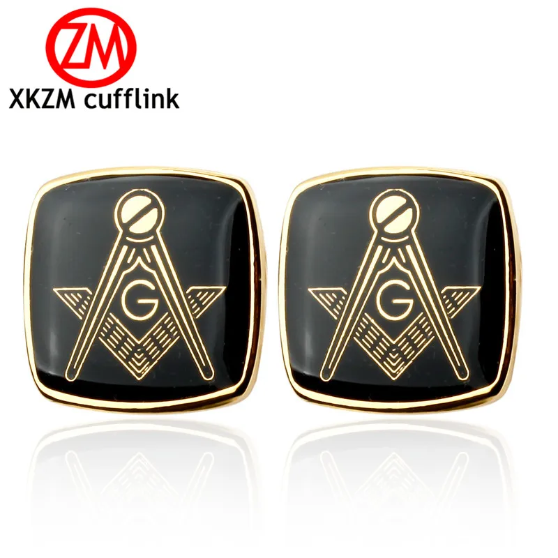 New Arrive Men's Shirt Cufflinks Golden Square fraternal Cuff Links For Wedding Party Fashion Simple Men Sleeve Shirt Cufflinks