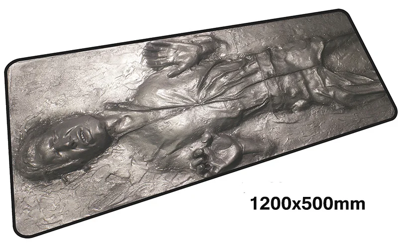 Han Solo in Carbonite Laptop Gaming Mouse Pads Locking Edge Star War Mouse pad Mat for pc Mouse Mice Pad for Game Player