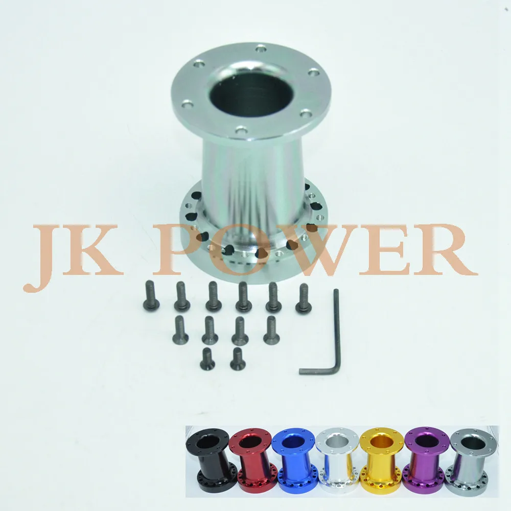 Car 101MM 76MM 51MM Universal Aluminum Steering Wheel Hub Adapter off Boss Kit Steering Wheel Spacer