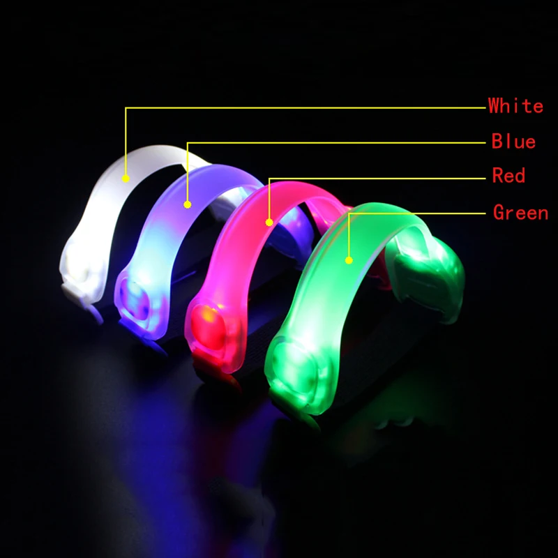 Night Running Safety Led Warning Light Luminous Waterproof Arm Leg Belt Wristband Lamp For Outdoor Camping Bike Walking Cycling