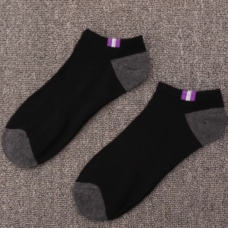 20 pezzi = 10 paia di calzini da barca da uomo in cotone deodorante sudore calzini sportivi da lavoro plus size XXXL 45,46, 47, 48 calzini corti
