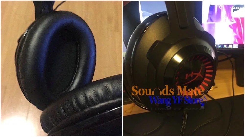 Earmuff espuma almofadas de ouvido almofada para kingstone hyperx nuvem revolver gaming headset fone ouvido