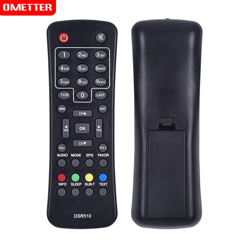 DSR510 Replacement Remote Control for Schwaiger for Skymaster for Megasat DSR510 Mini Digital Satellite Receiver