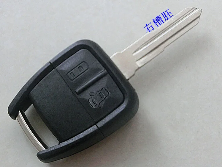 20PCS/lot Opel Vauxhall Vectra Astra Zafira Remote Key Shell Fob Case 2 Button With YM28 Right Blade