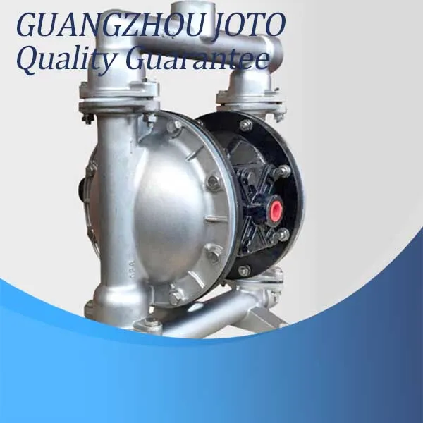 QBY-25 Natural Colour 304 stainless steel pneumatic diaphragm pump with F46 diaphragm