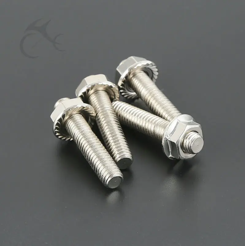 Exhaust Port Studs Nut Fit For Harley Touring Electra Road Street Glide Sportster 1200 883 Dyna Bob Low Rider
