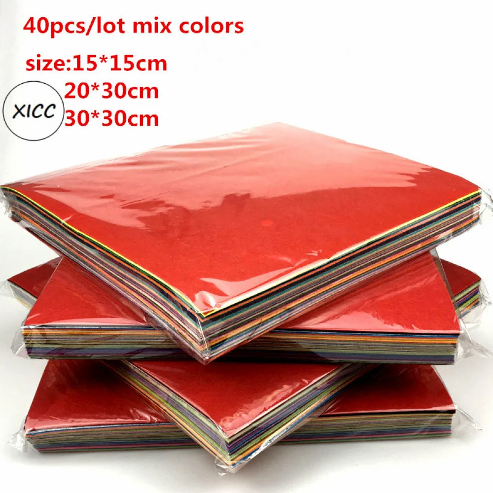 XICC 40pcs Non Woven Wool Felts Fabric of Home Decoration Pattern Bundle for Sewing Dolls Crafts 15x15cm Handmade DIY Felt 1mm