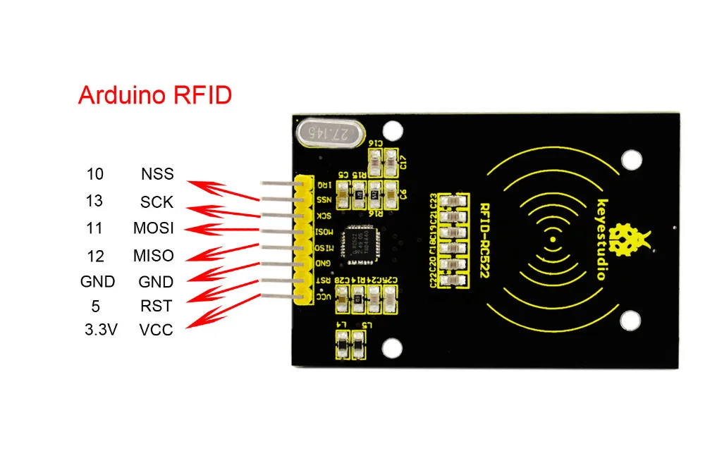 Keyestudio-arduino runo 3用のrfidモジュール,オリジナルチップ,DIYプログラミングプロジェクト,rc522