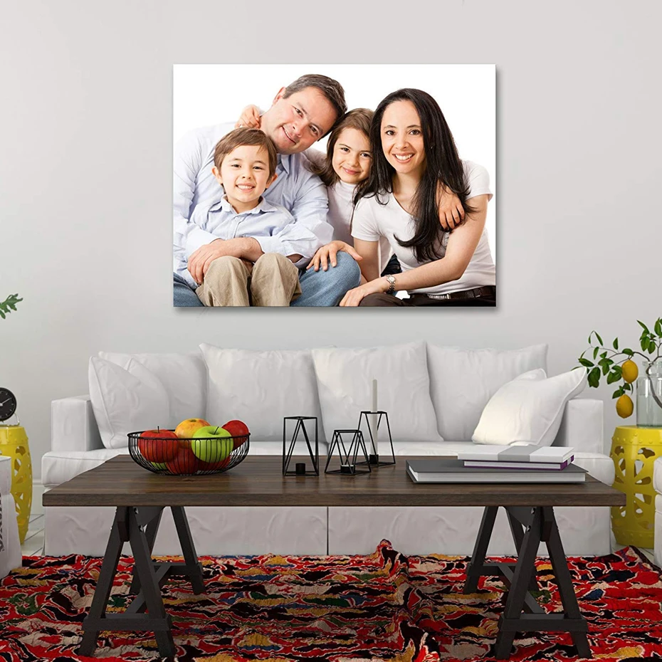 Easy Custom Canvas Prints With Your Photos Wall Art Pictures Digitally Printed Poster Great Gift for Living Room Home Decorative