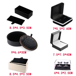 Jewelry Gift Boxes Luxury Gemelos Cufflink Casket Cuff Links Packaging Storage Display Hot Sale Cufflinks Box 6 styles mix