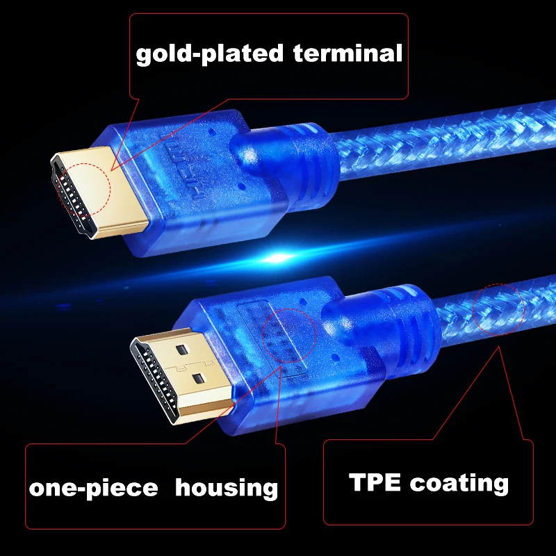 Shuliancable HDMI Cable 4K HDMI 2.0 3D Cable for HDTV Xbox 360 PS4 Projector Computer Cable HDMI 1m 2m 3m 5m 7.5m 10m