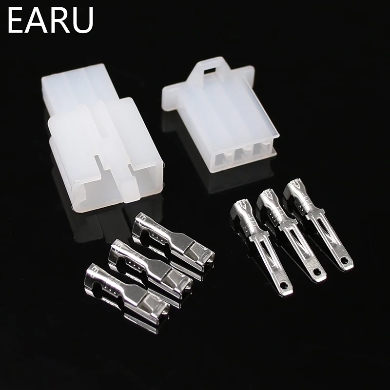 5-50set/lot 2.8mm 2/3/4/6/9 pin Automotive  Electrical wire Connector Male Female cable terminal plug Kits Motorcycle ebike car