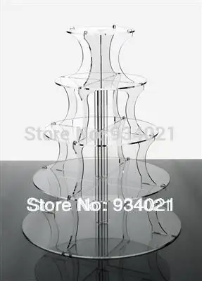 

Modern Professional Clear Acrylic Wedding Cake Stands/5 Tier Cake Stand/Plastic Cake Stand wedding decoration