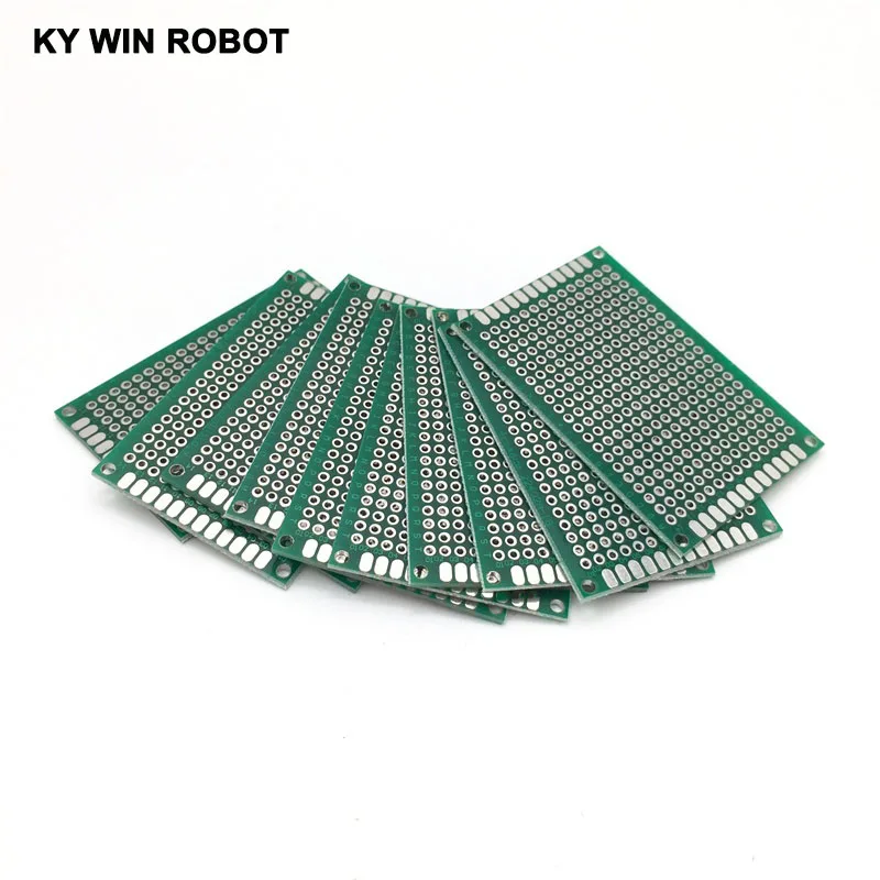 5 Pcs 4X6ซม.40X60มม.Double Side Prototype PCB Universal Printed Circuit Board Protoboard สำหรับ arduino
