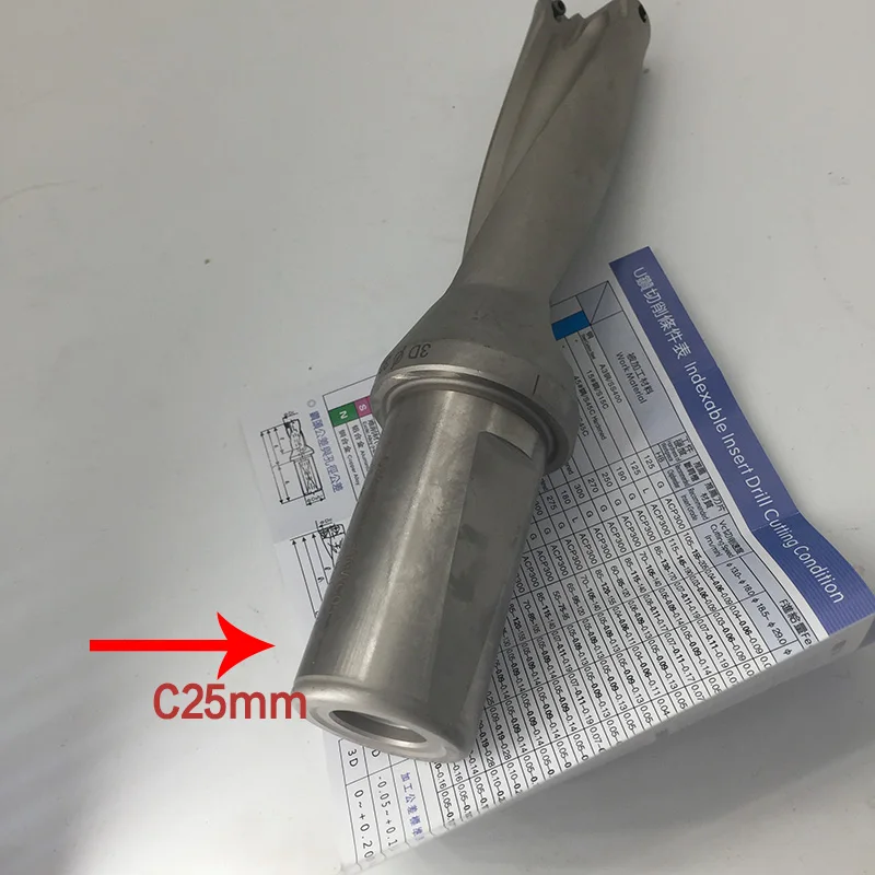 3D U เจาะ 3D WC-C25-3D SD15/SD15.5/SD16/SD16.5/SD17/SD17.5 เจาะสำหรับ Wcmt03 U เจาะแทรกแบบเจาะ