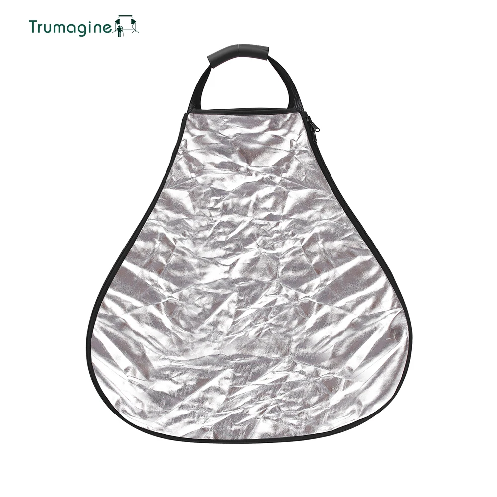 TRUMAGINE 60CM 2 in1 Portable Collapsible Triangle Camera Light Reflector Diffuser Photography Reflector Neewer Studio Reflector