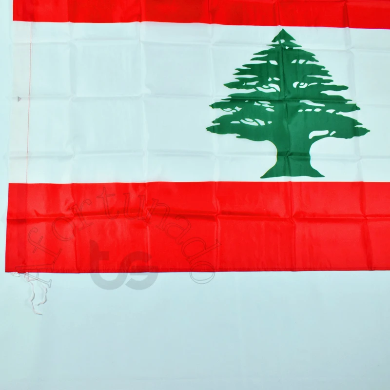 Lebanon 90*150cm lebanese flag Banner  3x5 Foot national flag for meet,Parade,party.Hanging,decoration